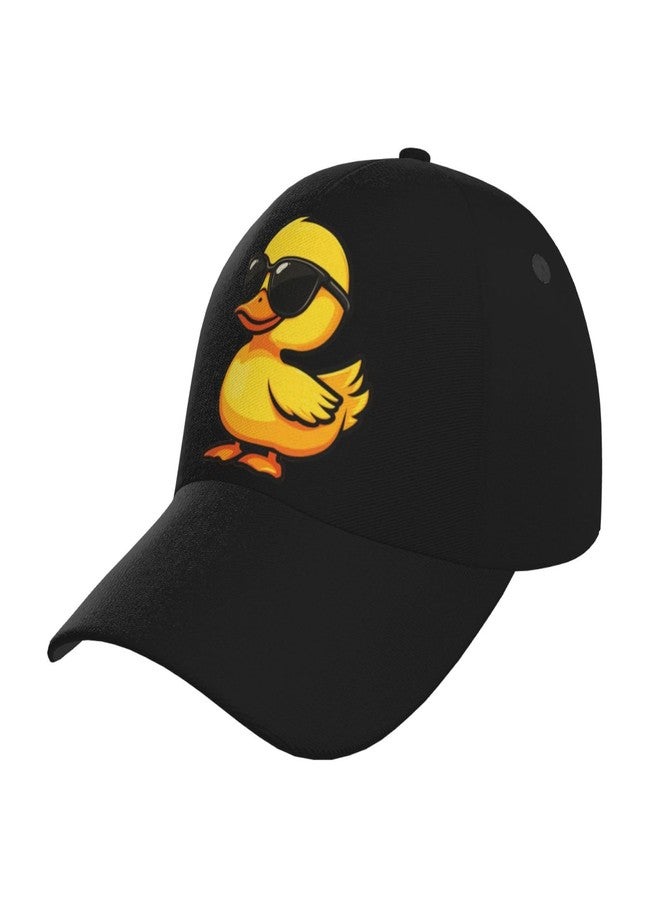 KKRMTUG Cute Duck Baseball Cap for Women Men, Funny Cartoon Duck Hats Adjustable Trucker Hats Sun Protection Novelty Caps - Image 1